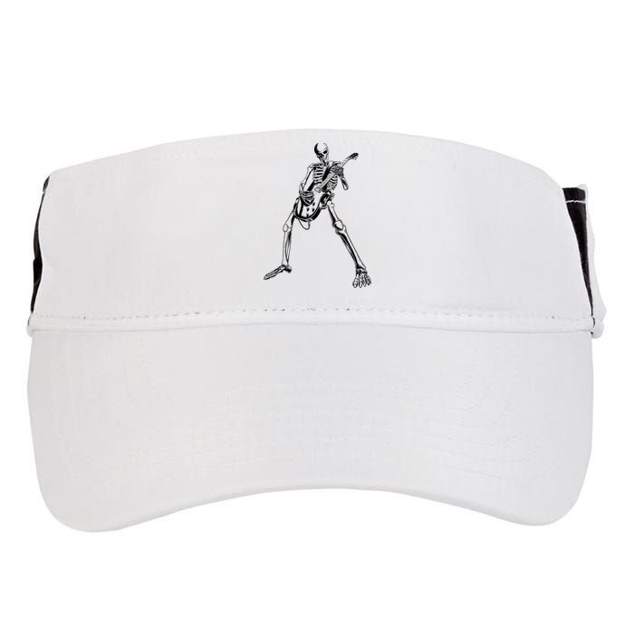 Skeleton Playing Guitar Adult Drive Performance Visor