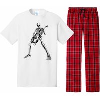 Skeleton Playing Guitar Pajama Set