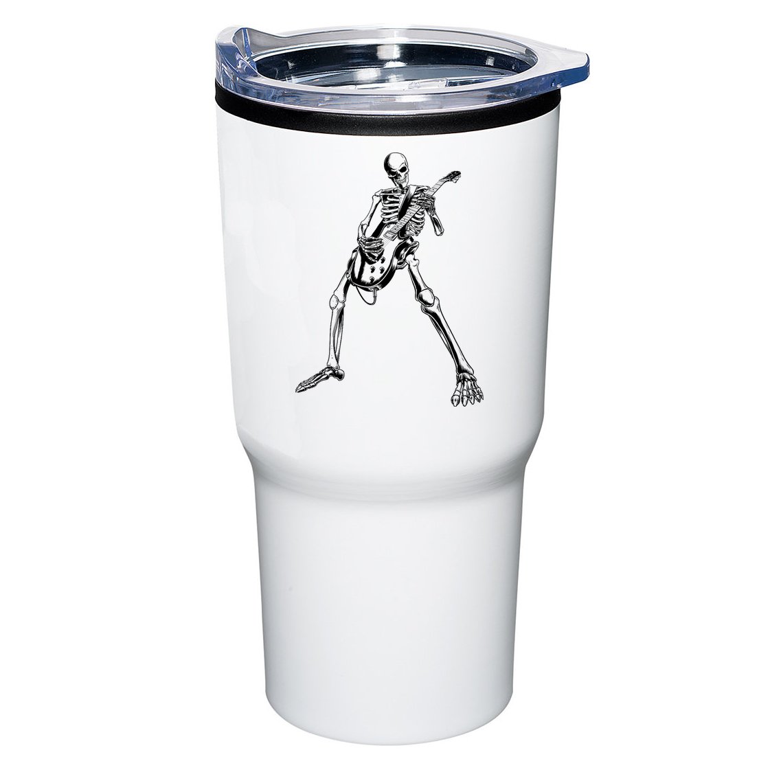 Skeleton Playing Guitar Tumbler