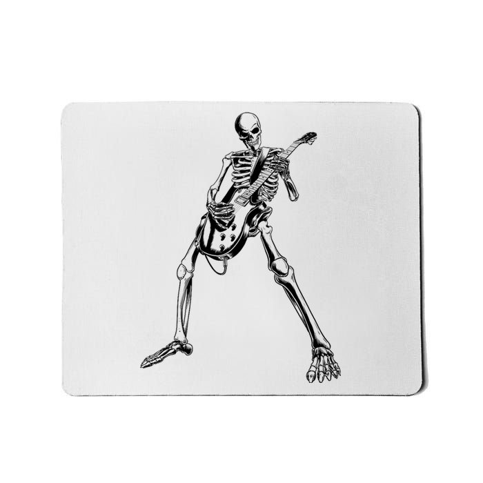 Skeleton Playing Guitar Mousepad