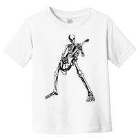 Skeleton Playing Guitar Toddler T-Shirt