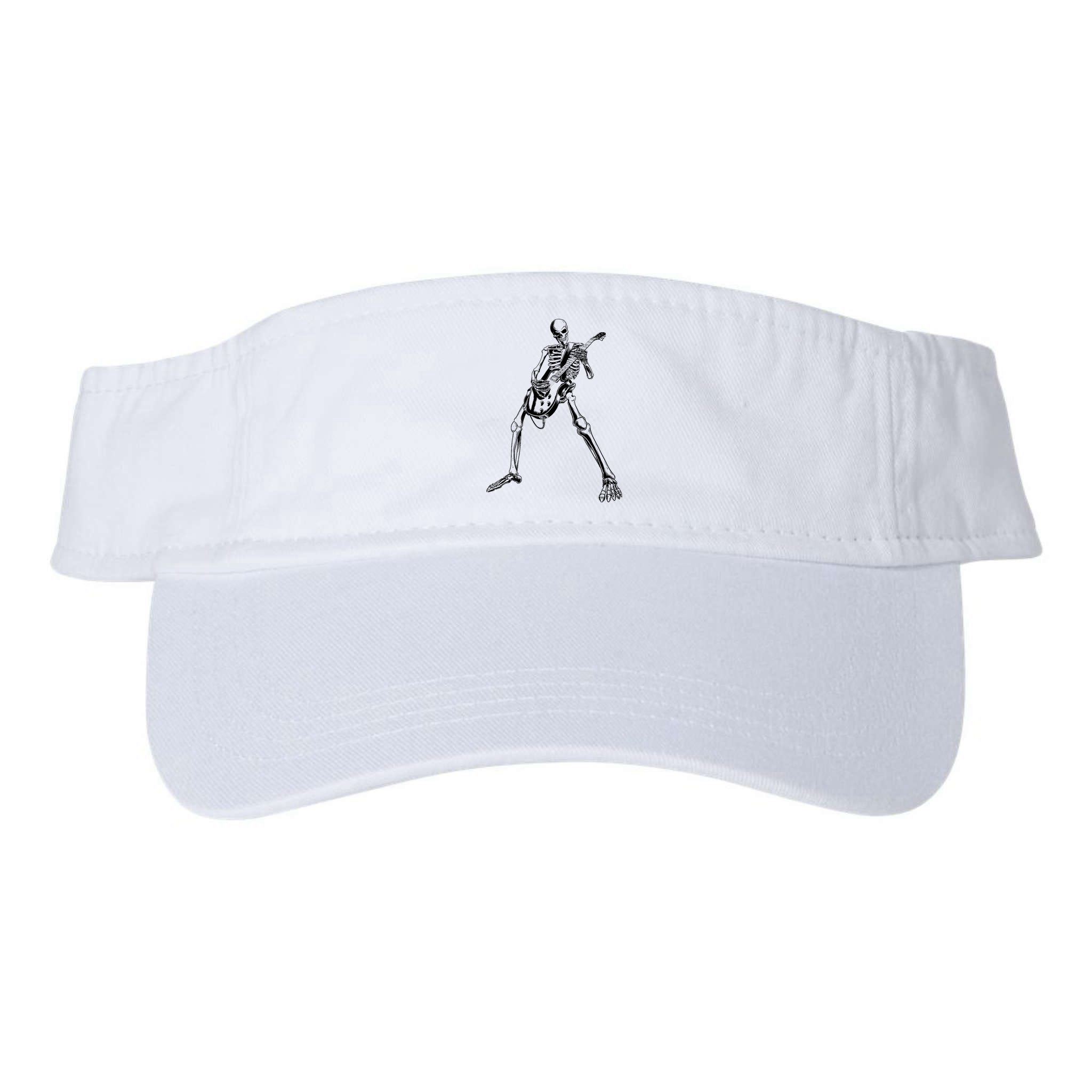 Skeleton Playing Guitar Visor