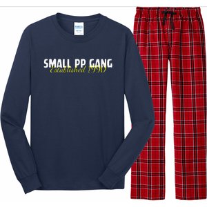 Small Pp Gang Established 1990 Funny Apparel Long Sleeve Pajama Set