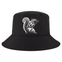 Squirrel Playing Guitar Rock And Roll Cool Comfort Performance Bucket Hat