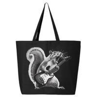 Squirrel Playing Guitar Rock And Roll 25L Jumbo Tote