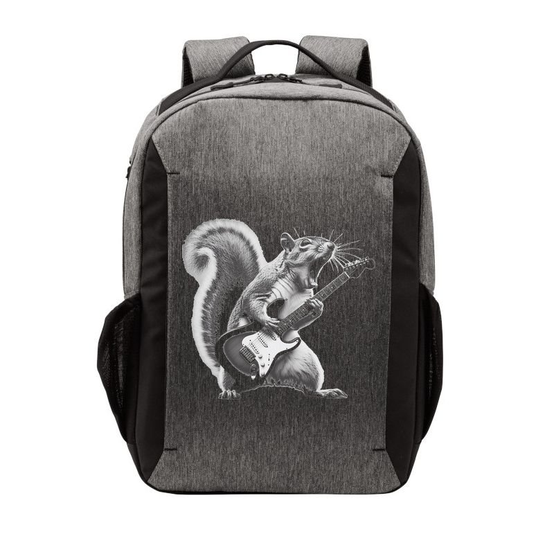 Squirrel Playing Guitar Rock And Roll Vector Backpack