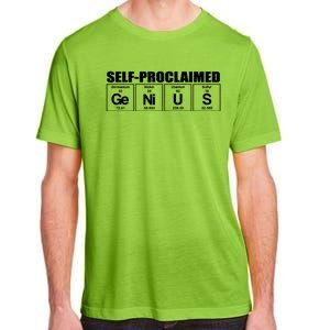 Self Proclaimed Genius Funny Gift Adult ChromaSoft Performance T-Shirt