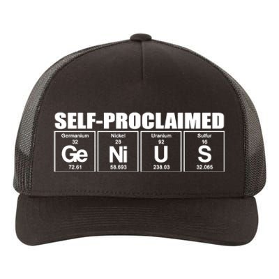 Self Proclaimed Genius Funny Gift Yupoong Adult 5-Panel Trucker Hat