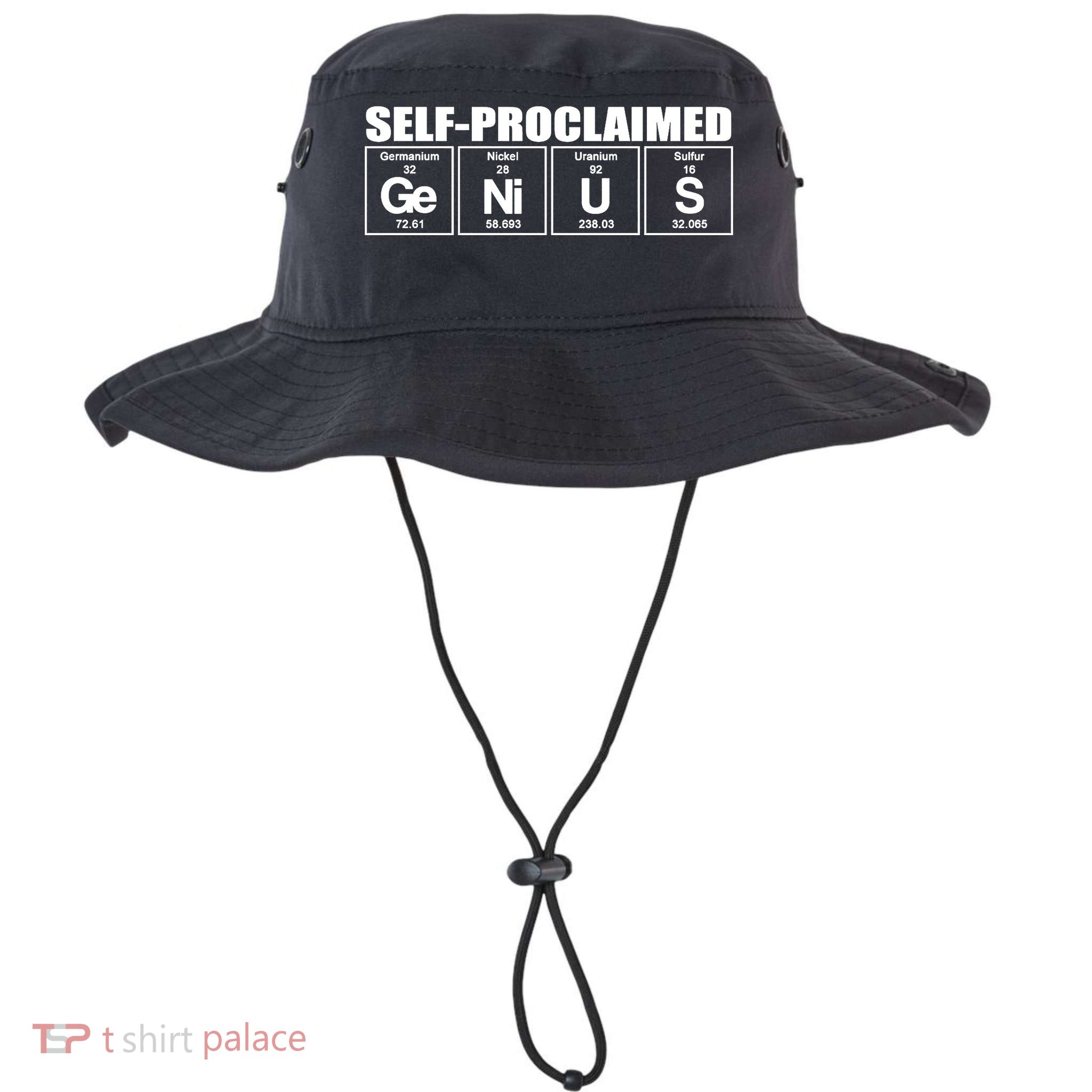 Self Proclaimed Genius Funny Gift Bucket Hat