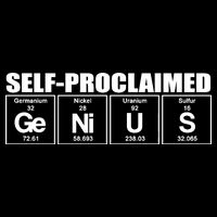 Self Proclaimed Genius Funny Gift Premium T-Shirt