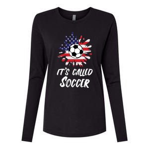 Soccer Players Gift Its Called Soccer funny futbol Long Sleeve Womens Cotton Relaxed Long Sleeve T-Shirt