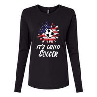 Soccer Players Gift Its Called Soccer funny futbol Long Sleeve Womens Cotton Relaxed Long Sleeve T-Shirt