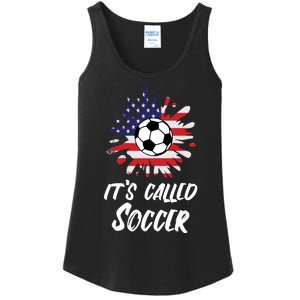 Soccer Players Gift Its Called Soccer funny futbol Long Sleeve Ladies Essential Tank