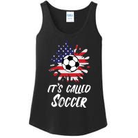 Soccer Players Gift Its Called Soccer funny futbol Long Sleeve Ladies Essential Tank