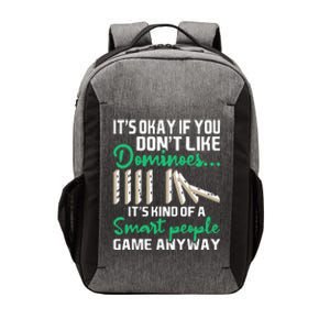 Smart People Game Anyway Dominoes Lover Domino Player Vector Backpack