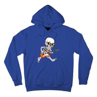 Skeleton Playing Guitar Rock & Roll Halloween Hoodie