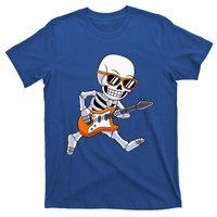 Skeleton Playing Guitar Rock & Roll Halloween T-Shirt