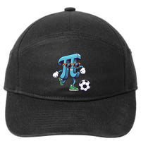 Soccer Pi Geeky Math Nerdy Teacher Funny Pi Day Funny Gift 7-Panel Snapback Hat