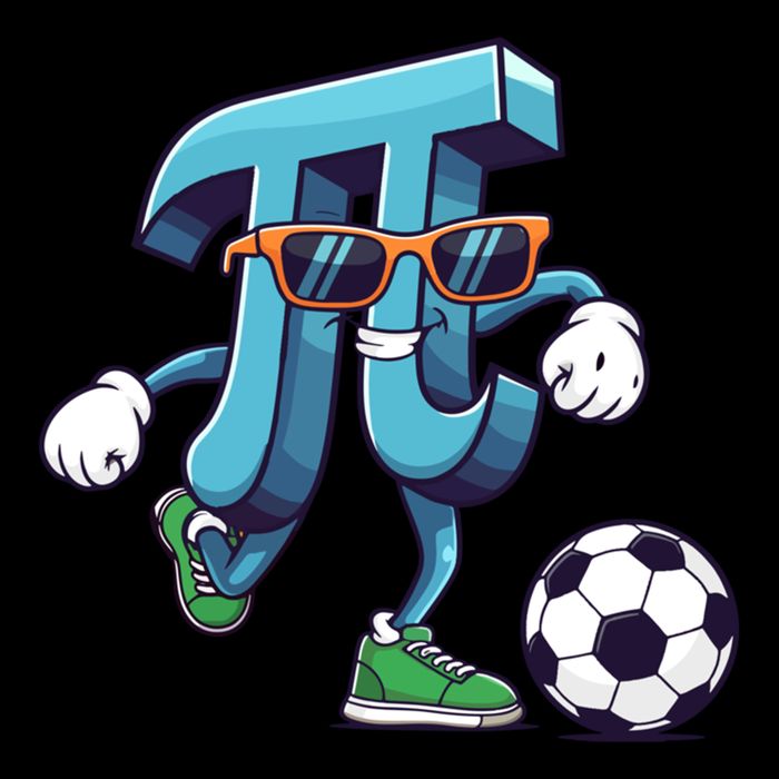 Soccer Pi Geeky Math Nerdy Teacher Funny Pi Day Funny Gift 7-Panel Snapback Hat