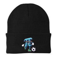 Soccer Pi Geeky Math Nerdy Teacher Funny Pi Day Funny Gift Knit Cap Winter Beanie