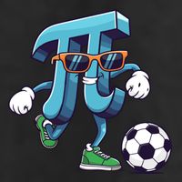 Soccer Pi Geeky Math Nerdy Teacher Funny Pi Day Funny Gift Knit Cap Winter Beanie