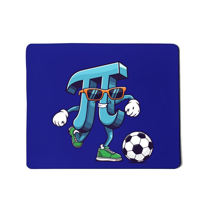 Soccer Pi Geeky Math Nerdy Teacher Funny Pi Day Funny Gift Mousepad