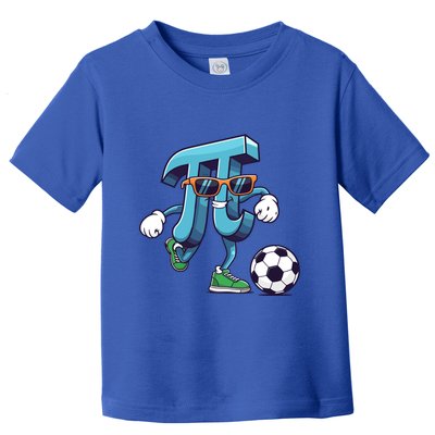 Soccer Pi Geeky Math Nerdy Teacher Funny Pi Day Funny Gift Toddler T-Shirt