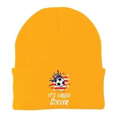 Soccer Players Gift It's Called Soccer funny futbol Knit Cap Winter Beanie