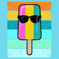 Summer Popsicle Gift Funny Ice Cream Beach Pool Party Gift Long Sleeve Shirt