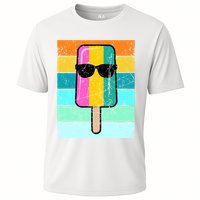 Summer Popsicle Gift Funny Ice Cream Beach Pool Party Gift Cooling Performance Crew T-Shirt