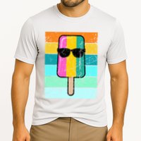 Summer Popsicle Gift Funny Ice Cream Beach Pool Party Gift Cooling Performance Crew T-Shirt
