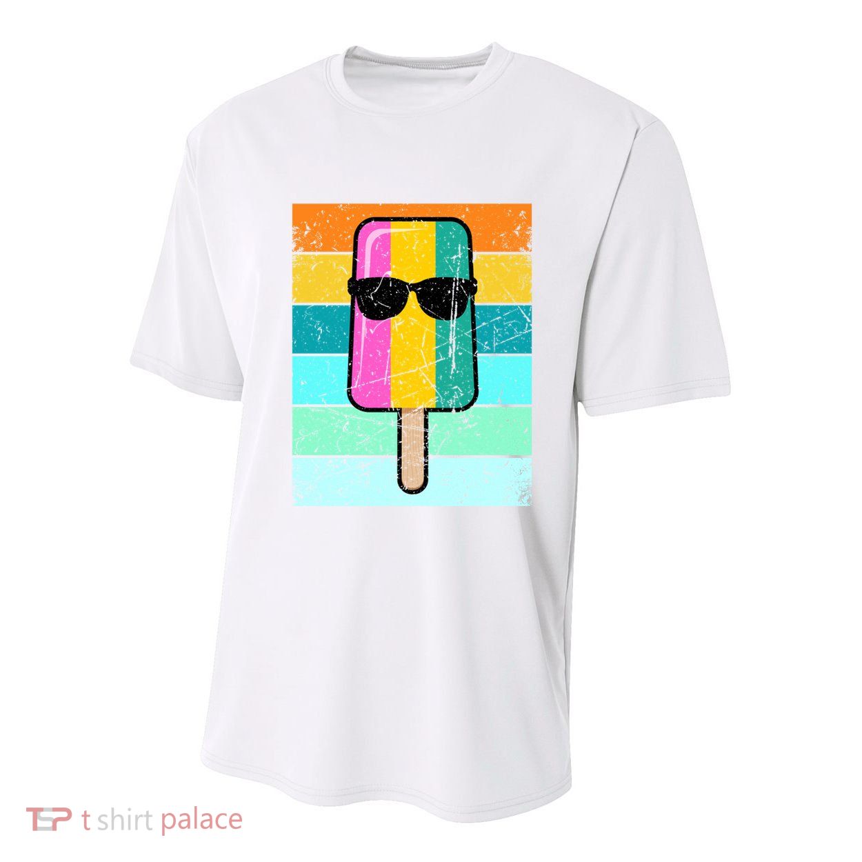 Summer Popsicle Gift Funny Ice Cream Beach Pool Party Gift Youth Performance Sprint T-Shirt