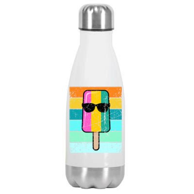 Summer Popsicle Gift Funny Ice Cream Beach Pool Party Gift Stainless Steel Insulated Water Bottle