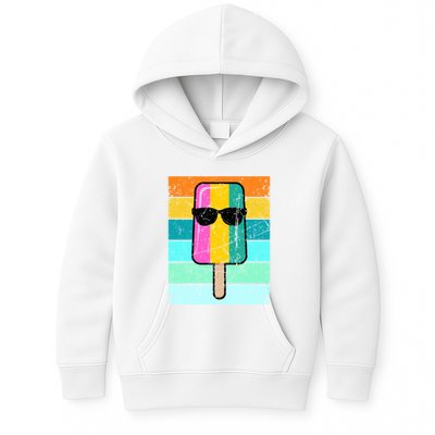 Summer Popsicle Gift Funny Ice Cream Beach Pool Party Gift Kids Hoodie