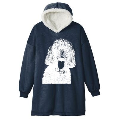 Standard Poodle Gift Hooded Wearable Blanket