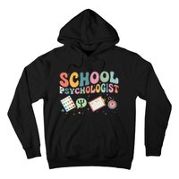 School Psychologist Groovy Psychology Teacher Hoodie