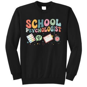 School Psychologist Groovy Psychology Teacher Sweatshirt