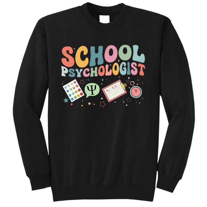 School Psychologist Groovy Psychology Teacher Sweatshirt