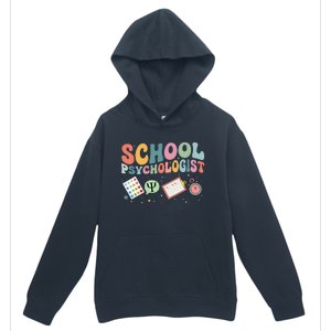 School Psychologist Groovy Psychology Teacher Urban Pullover Hoodie