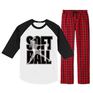 Softball Pitcher Great N Player Practice Cool Gift Raglan Sleeve Pajama Set