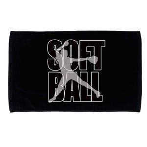 Softball Pitcher Great N Player Practice Cool Gift Microfiber Hand Towel