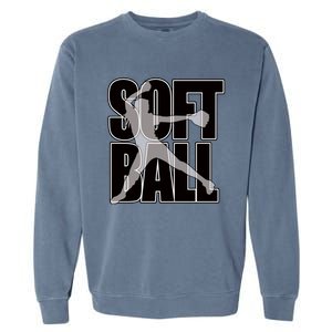 Softball Pitcher Great N Player Practice Cool Gift Garment-Dyed Sweatshirt