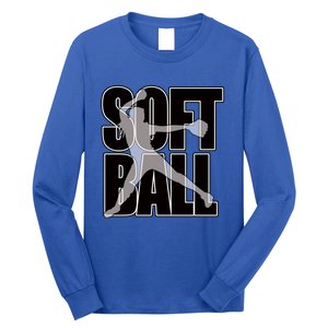 Softball Pitcher Great N Player Practice Cool Gift Long Sleeve Shirt