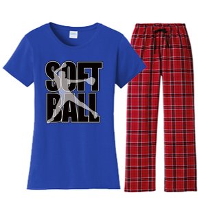 Softball Pitcher Great N Player Practice Cool Gift Women's Flannel Pajama Set