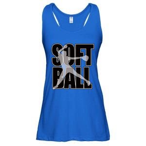 Softball Pitcher Great N Player Practice Cool Gift Ladies Essential Flowy Tank