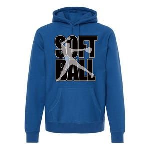 Softball Pitcher Great N Player Practice Cool Gift Premium Hoodie