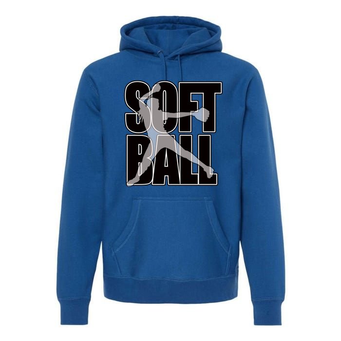 Softball Pitcher Great N Player Practice Cool Gift Premium Hoodie