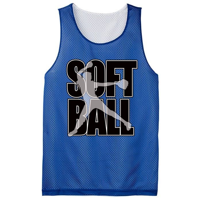 Softball Pitcher Great N Player Practice Cool Gift Mesh Reversible Basketball Jersey Tank