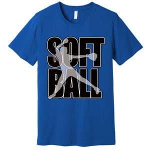 Softball Pitcher Great N Player Practice Cool Gift Premium T-Shirt