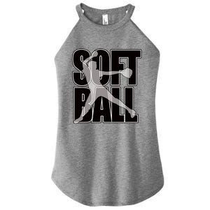 Softball Pitcher Great N Player Practice Cool Gift Women's Perfect Tri Rocker Tank